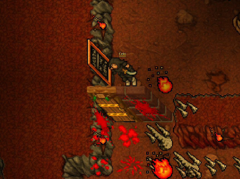 Red Room entrance — the first door before the labyrinth